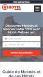 Mobile Screenshot of hotel-meknes.net